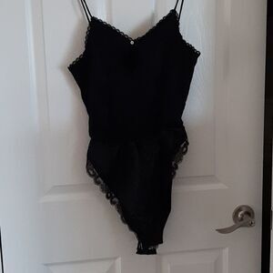 California Dynasty 1 piece black lingerie